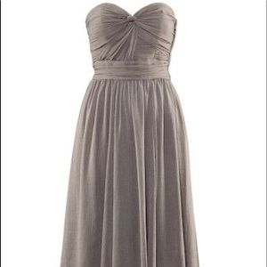 H&M grey chiffon dress